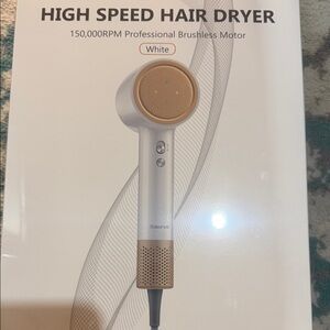 White High Speed Hair Dryer